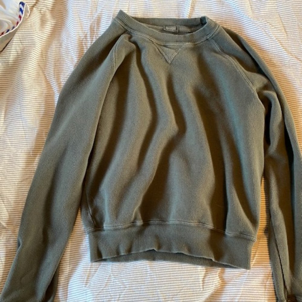 Brandy Melville olive sweatshirt